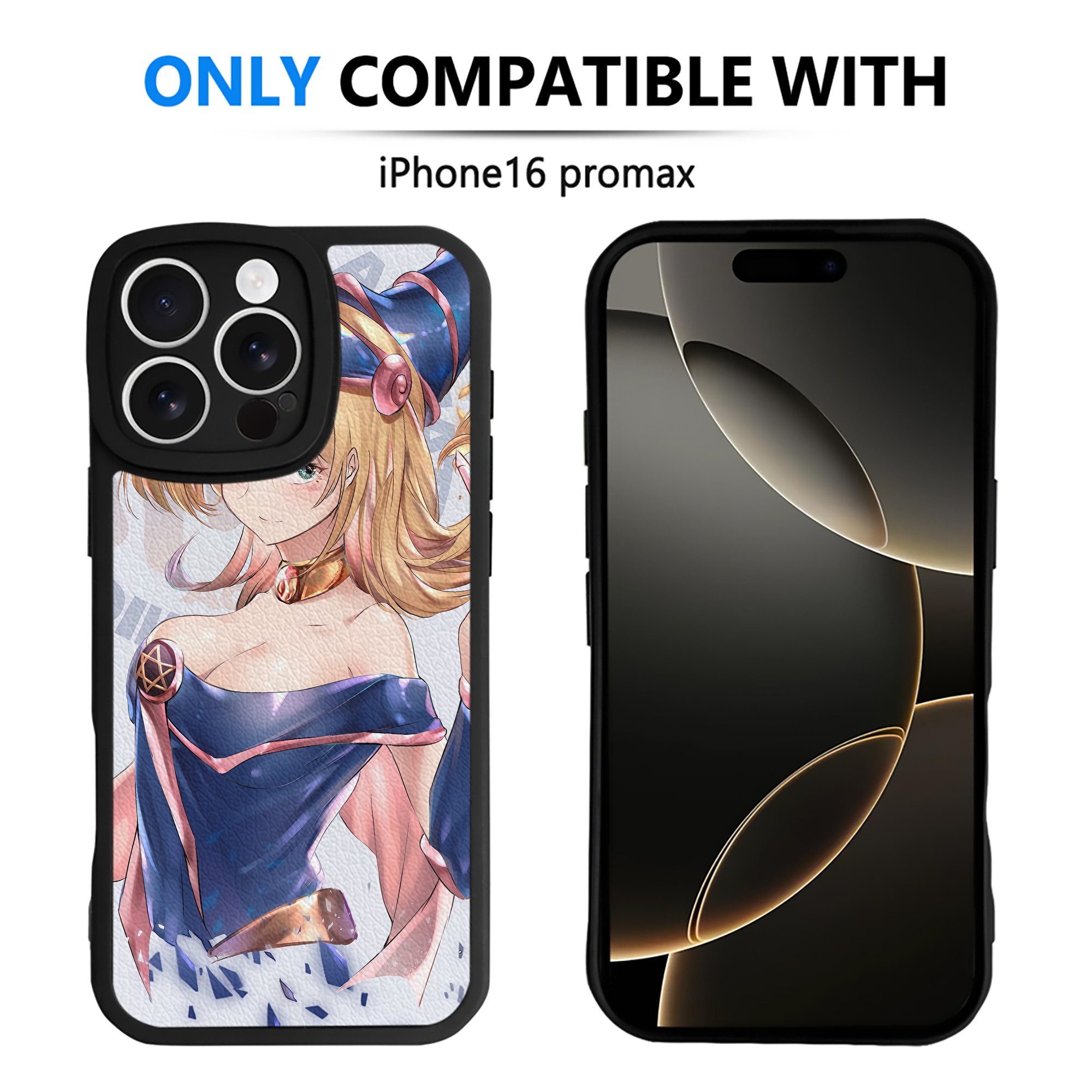 （画像用） 遊☆戯☆王 Yu-Gi-Oh! 【iPhone 16シリーズ対応】シリコンスマホケース（レザー調） 材質：シリコン